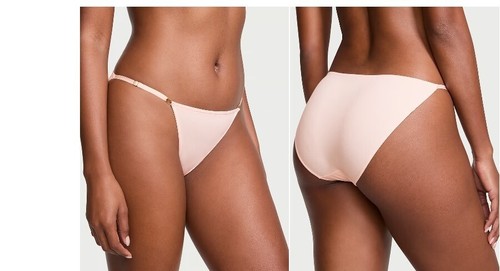 VICTORIA SECRET Love Cloud Adjustable String Bikini Panty XS M L XL Smooth Silky