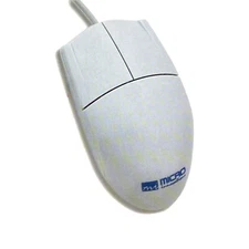 Micro Innovations Two Button Mouse Contour Hand With PS/2 Connection PD39PS NEW