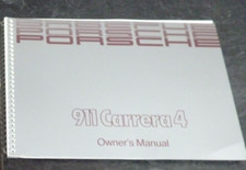 1990 Porsche 911 Carrera 4 Coupe Convertible Targa Owner Manual AWD 3.6L