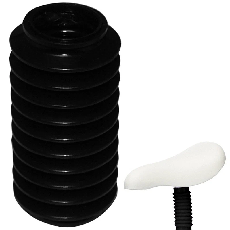 SOUFFLET NOIR TIGE DE SELLE VELO ENFANT Ø25MM 80MM DRAISIENNE TRICYCLE GARÇON - Photo 1/1
