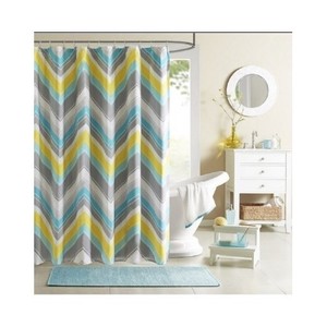 Chevron Shower Curtains chevron shower curtain teal-blue grey bathroom accessory bath Chevron Shower Curtains chevron shower curtain teal-blue grey bathroom accessory bath