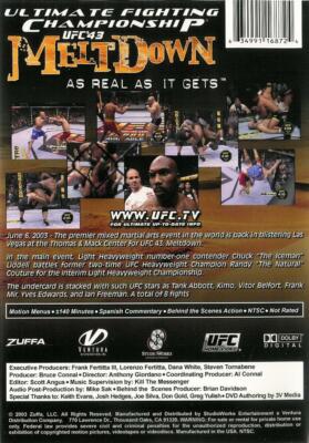 UFC Ultimate Fighting Championship 43rd edition - Melt Down