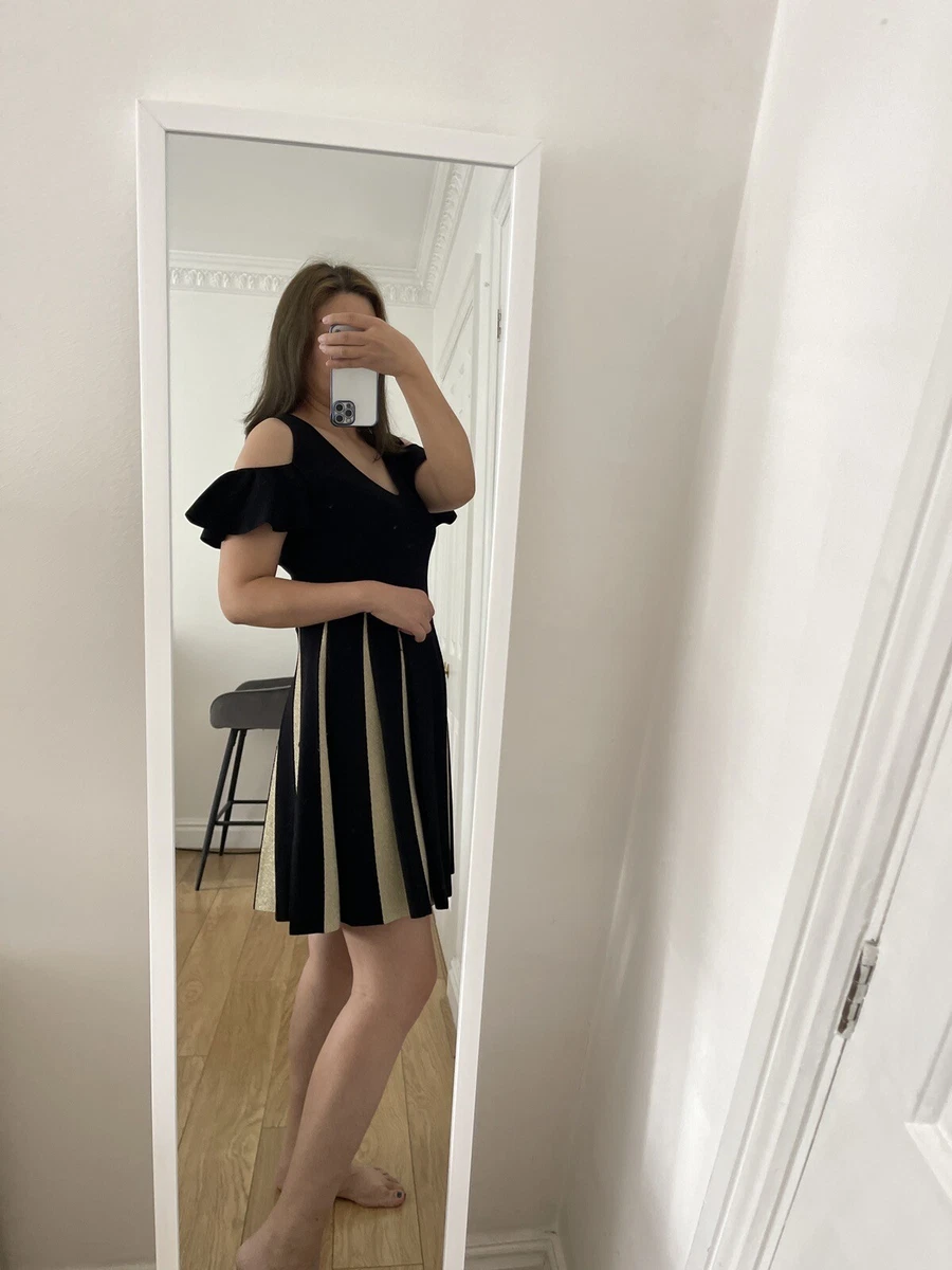 Ted baker london cold shoulder skater dress sales