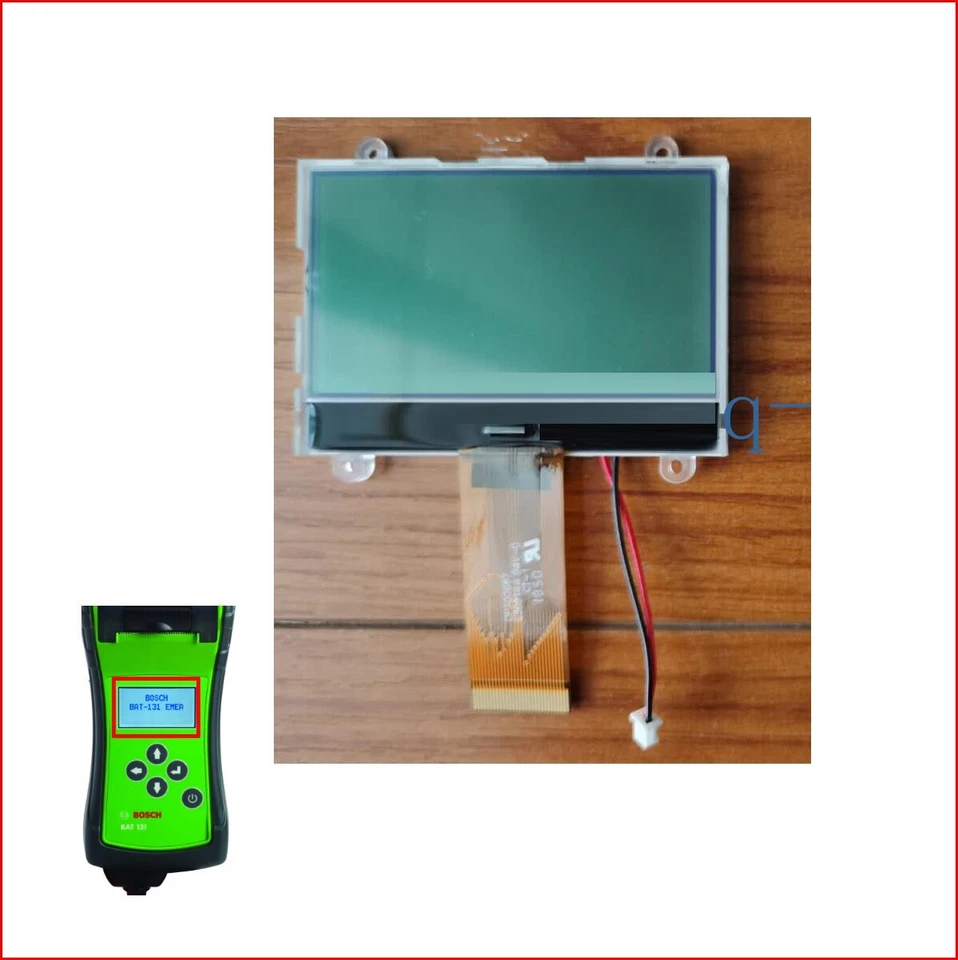 Pantalla LCD OPTO667GFW OPTO667GFL SS1221A-01 OPT067GFW para Bosch BAT131 Foto 2 de 3