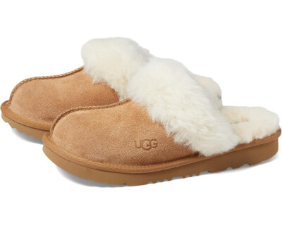 UGG Cozy II Slipper Big Kids Suede Upper 1019065K Chestnut 100