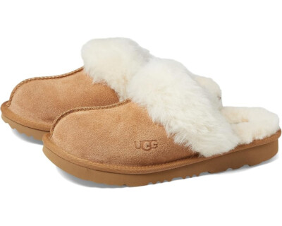 #ad UGG Cozy II Slipper Big Kids Suede Upper 1019065K Chestnut 100% Authentic New $69.99