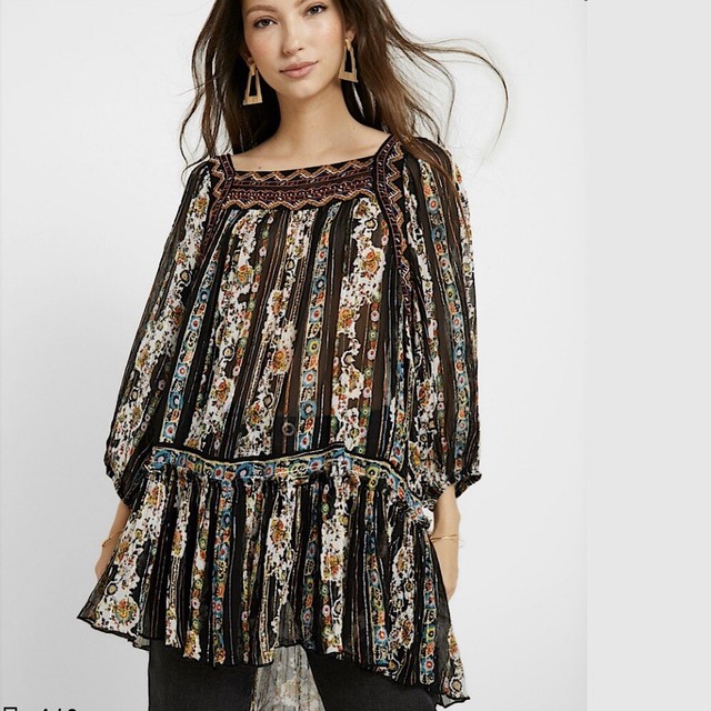 free people dance on the black top dress