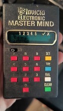 Gioco portatile vintage Electronic Master Mind Invicta 