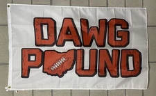 Cleveland Browns Dawg Pound Football Flag FREE USA SHIP NFL Sunday Tailgate 3x5’