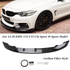 For BMW 4 Series M Sport F32 F33 F36 Performance Front Splitter Lip Carbon Fiber