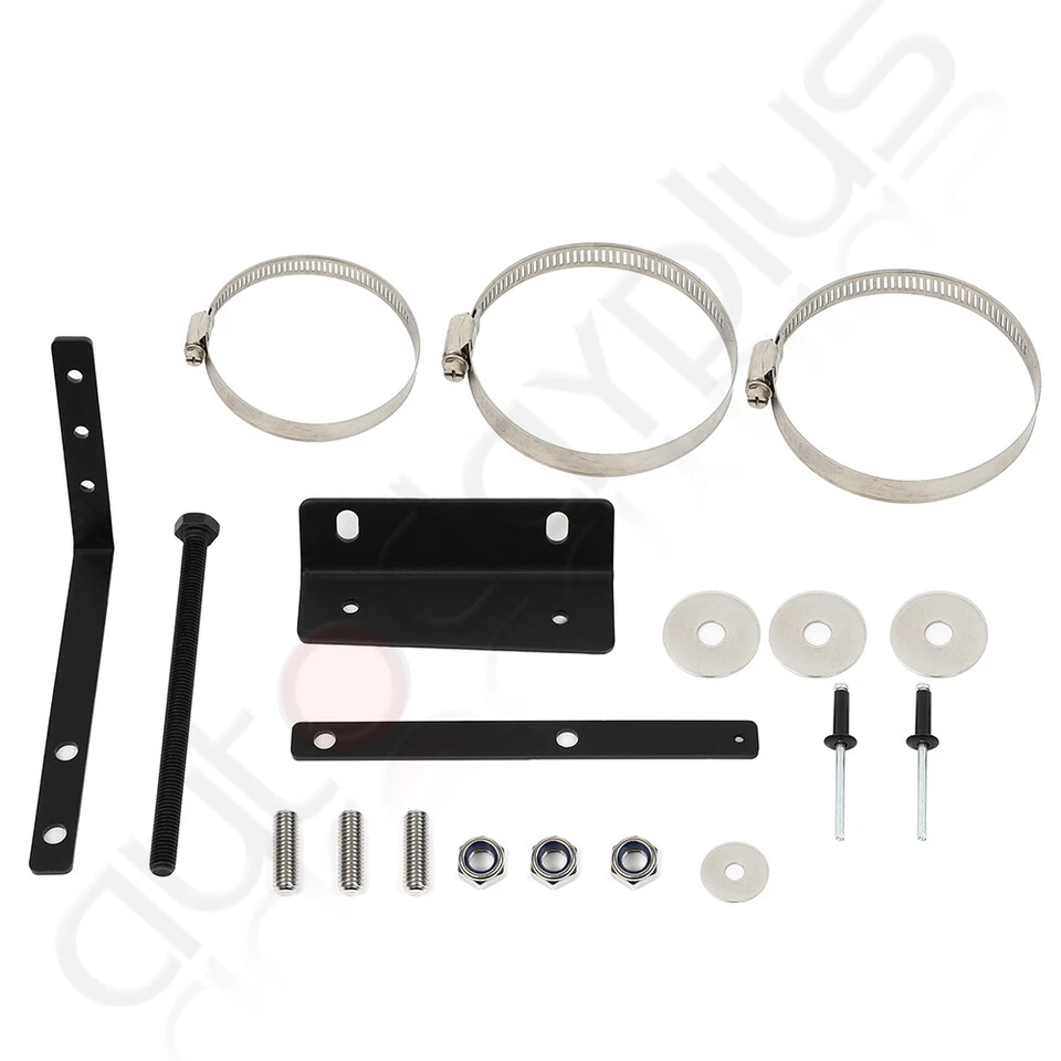 Kits de snorkel de admisión para Isuzu Jackaroo/Trooper Off Road 1992-2004 4x4 izquierdo negro Foto 2 de 4