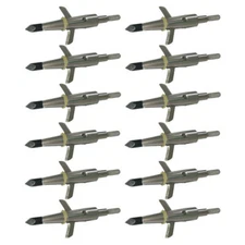 12Pcs Hunting Swhacker Broadheads 100 Grain Compound Bow Crossbow Shooting Point