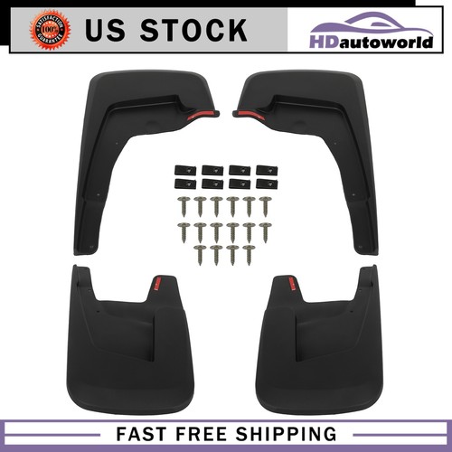 Splash Guards Mudguards Fender Mud Flap Front Rear Fits Ram 1500 2019 20 21 2022 - Picture 3 of 4