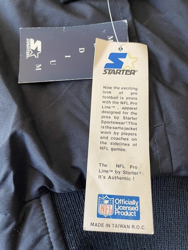 1990s OAKLAND RAIDERS STARTER PARKA JACKET YOUTH MEDIUM BACK SPELL OUT DEADSTOCK - Picture 15 of 16