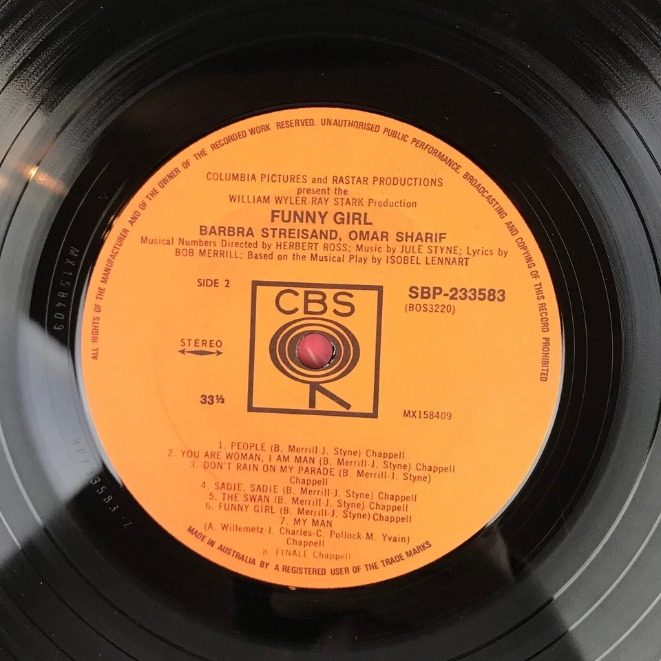 Disco de vinilo Funny Girl Barbra Streisand - Omar Sharif Foto 4 de 4