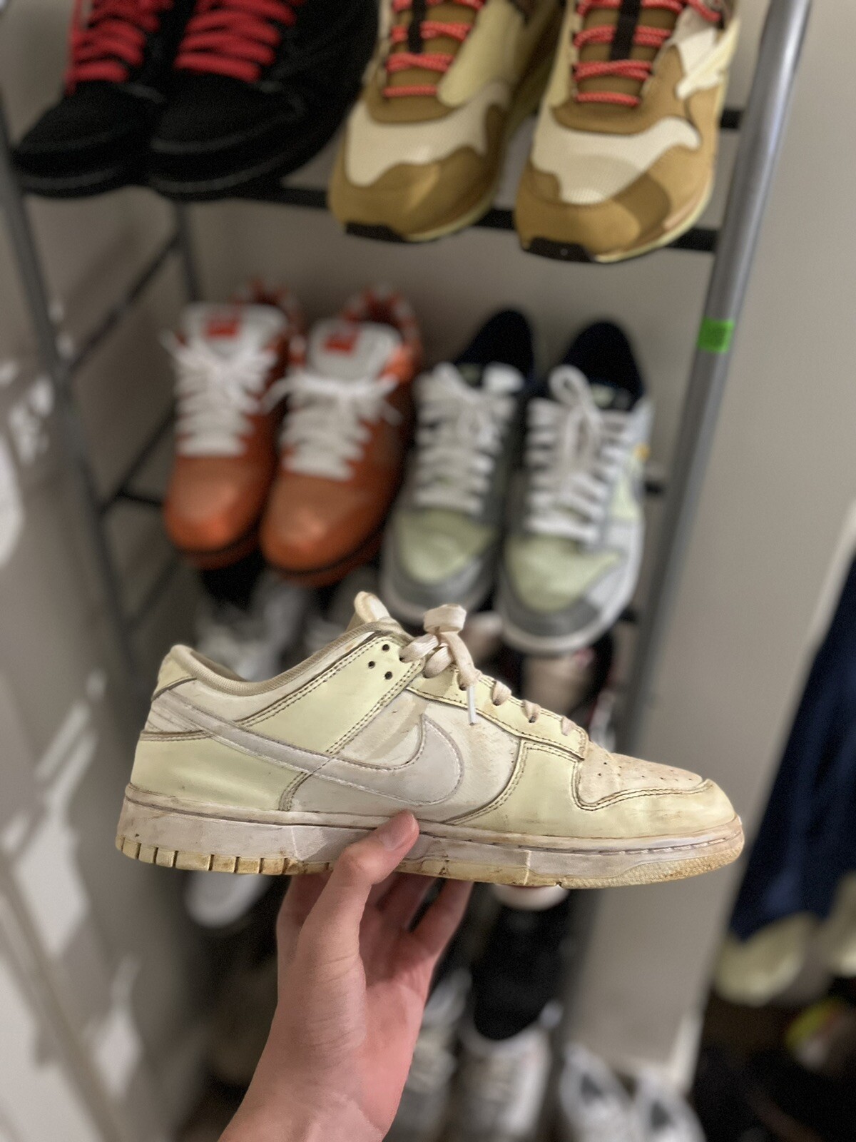 Size 10 Dunk Low Coconut Milk Used
