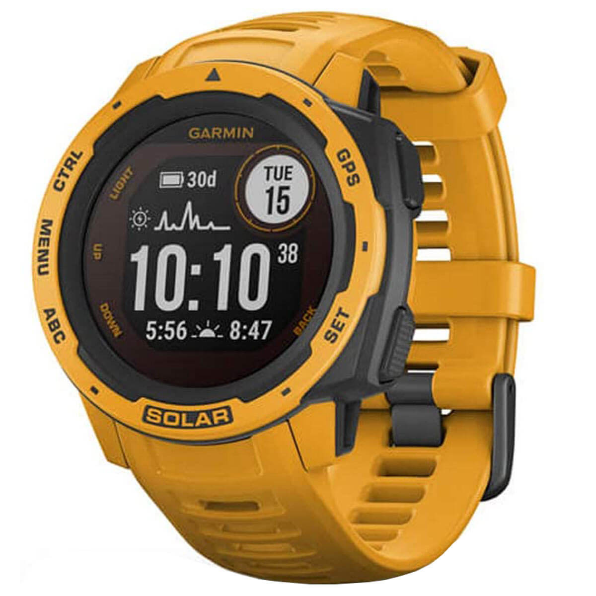 Garmin Instinct Solar GPS Smart Watch - Sunburst - (0100229319) for sale  online | eBay