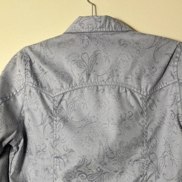 Western Outback Trading Company Chaqueta Púrpura Mujer’s Talla S Vaquera Foto 3 de 4