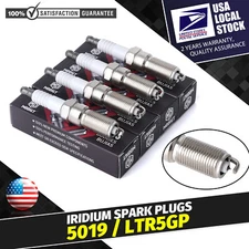 Pack of 4 Automotive Iridium Spark Plugs 5019 / LTR5GP Iridium IX Spark Plug New