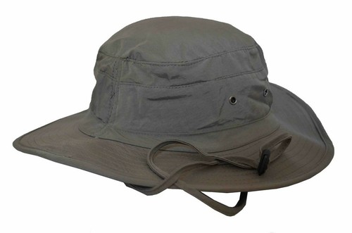 Big Brim Safari Bucket Hat Olive Green 
