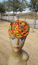 Kente Multicolor Headwrap;African Headwrap; African Clothing; African Fabric