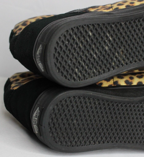 Scarpe Vans SK8 Hi Hi Hi Hi Hidden Wedge Old Skool Donna 10 Uomo 8,5 Nero Leopardato - Foto 14 di 14