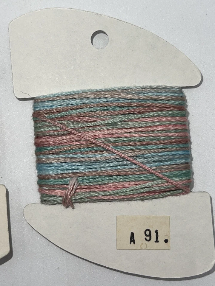 Overture 4-Ply 100% Cotton v53 V91  Needlepoint Embroidery Thread Muted Pastel 5 - Image 4 of 4