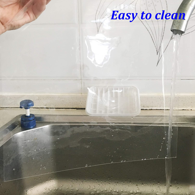 August Dream Thick Clear Placemats Wipe Clean Plastic Placemats Set of