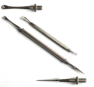 NATRA 2er Gesichtspflege Set Mitesserentferner Komedonenquetscher Pickel Akne Poren