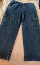 Fuse Jeans Wear Y2K Men's 36 x 30 Carpenter Style Blue Jeans