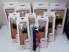 Wholesale *lot of 9* Coastal Scents 4pc makeup brush sets with cases + MUA brush