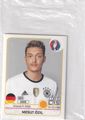 Pegatina Panini FIFA Euro 2016 Nº 255 Mesut Özil - Imagen 1 de 2