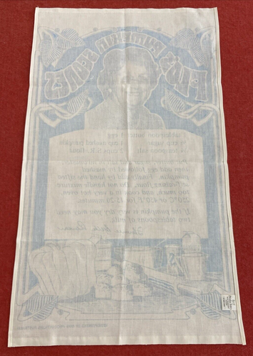 Vintage Reef Productions Tea Towel w Flos Pumpkin Scones Pattern Kitchen Art NEW - Picture 12 of 17