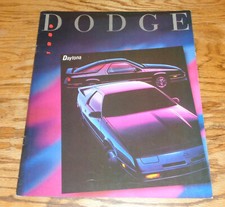 Original 1989 Dodge Daytona Deluxe Sales Brochure 89 Es Turbo Shelby