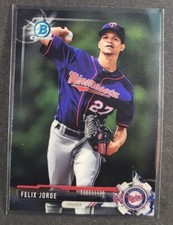 Felix Jorge 2017 Bowman Chrome Prospects #BCP166 Minnesota Twins