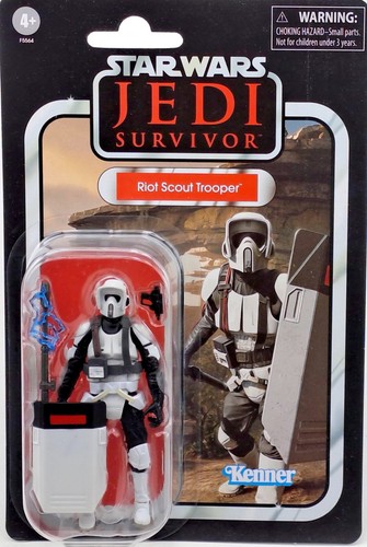 RIOT SCOUT TROOPER "JEDI SURVIVOR" VC255 STAR WARS THE VINTAGE COLLECTION HASBRO