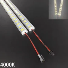 2X 12VDC 9W LED 5730 Aluminum Strip 4000K White Under Cabinet Light Fixture 20"