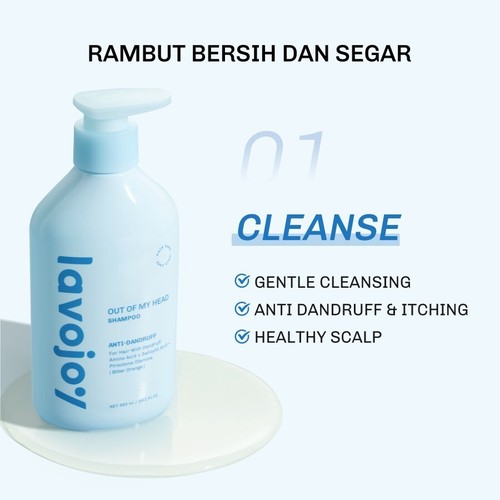 Lavojoy Out of My Head Shampoo | Anti Dandruff Shampoo 300ml - Picture 3 of 6