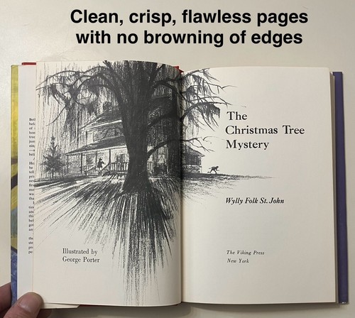 Christmas Tree Mystery 1969 Vintage 1st Edition by Wylly Folk St John HC DJ vg+ - Bild 8 von 19