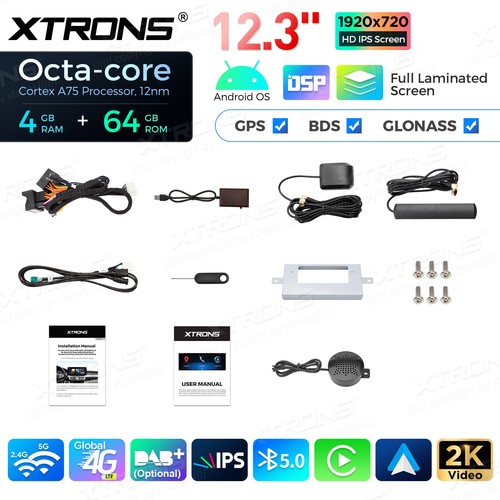 Navi Android 14 Oct-Core Car Play Stereo GPS 4G WiFi For Benz W218 C218 2014-17 - Picture 18 of 18
