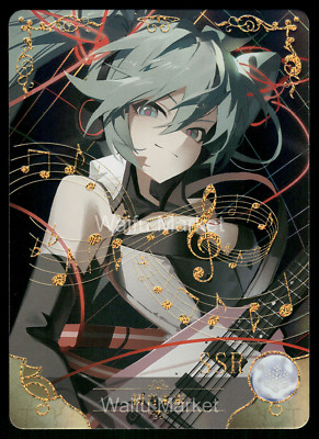Hatsune Miku Vocaloid Waifu Anime Karte Goddess Story CCG