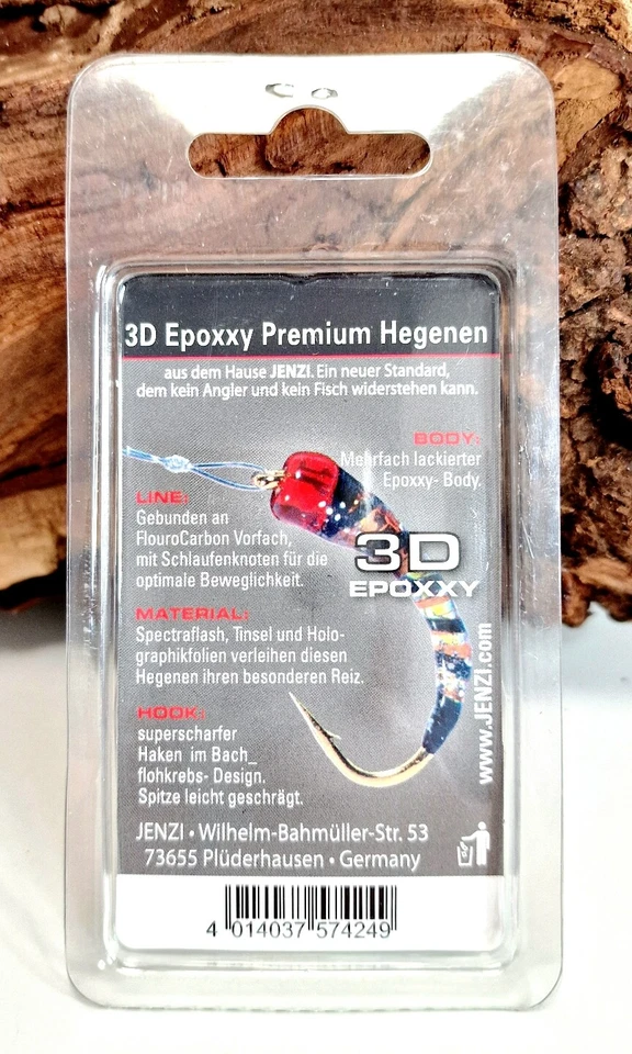 Jenzi Premium 3D Hegene Color H 5 Haken Gr. 14 Felchen Maräne Renken Epoxy - Bild 2 von 2