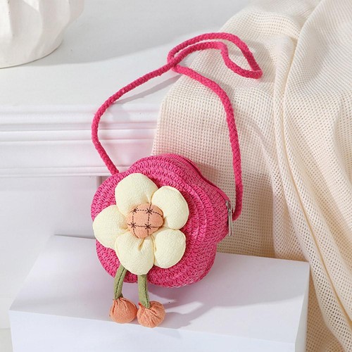 Women Straw Bag Summer Beach Crossbody Handbag Shoulder Baga0d6 B8J7 RFT - Imagen 20 de 31