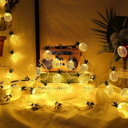 LED Fairy String Light USB / Battery Pineapple Shaped Lamp Wedding Party Decor - Picture 6 of 12