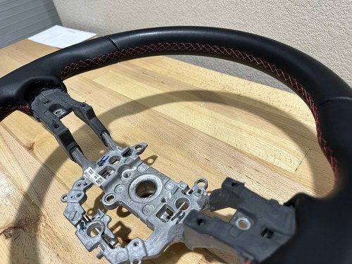 2022-2024 Honda Civic SI Steering Wheel Red Stitch Oem Leather - Picture 9 of 15