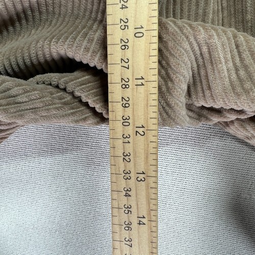 VTG Eddie Bauer Pants Womens Sz 10 Petite Brown Pleated Wide Wale Cuffed Hiking - Picture 14 of 16