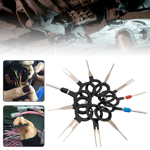 11pcs Automotive Wire Terminal Removal Tool Car Wiring USH Connector Kit N1Z2 - Picture 4 of 13