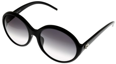 Giorgio Armani Sunglasses Women Black Gray Fashion Round GA378KS 807