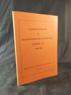 Total Register for 1st-10th Annual Booklets. 1969-1985. Wachter (ed.), Berndt: