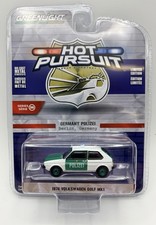 GREENLIGHT 1:64 1974 VOLKSWAGEN GOLF MK1 POLICE BERLIN, GERMANY CHASE